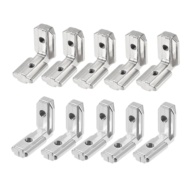 Aluminum Interior Corner Connector  Aluminum Profile 3030 L Bracket -  10pcs Slot - Aliexpress