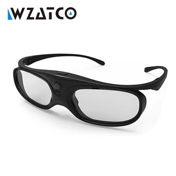 WZATCO 전문 범용 DLP 링크 셔터 액티브 3D 안경, JMGO XGIMI byintek 모든 DLP 준비 DLP 링크 3D 프로젝터용