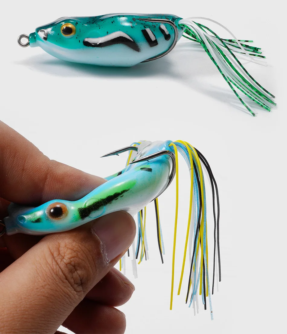Noeby-Kingkong Frosch Silikon köder, Top water Angel köder, weiche Kröten frösche, Hohlkörper, künstliche Köder, 70mm, 21g – Detail 8