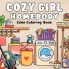 COZY GIRL Bold-easy Patterns Coloring Book for Adults Cute Drawing Book Perfect Gift for Party and Birthday 1