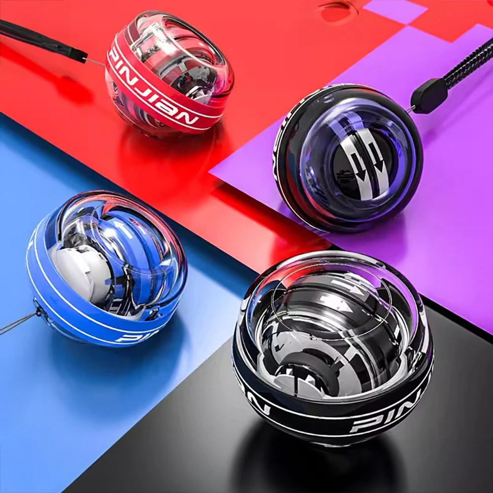 Wrist Strength Ball fitness Rrefining Arm Grip Strength Machine Self-Starting Metal Mute Million force Centrifugal Fitness