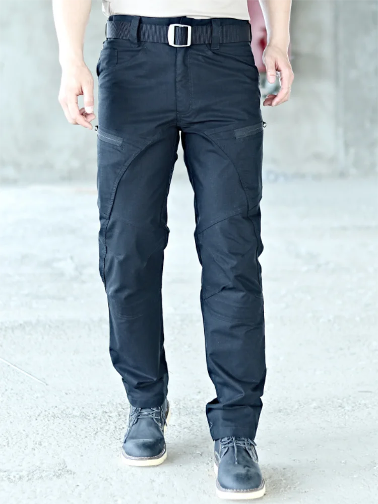 Description Picture 2 of itemMen's Overalls Spring And Autumn New Army Fans Tactical Trousers Charge Pants Wear-Resistant Multi-Functional Pocket Overalls