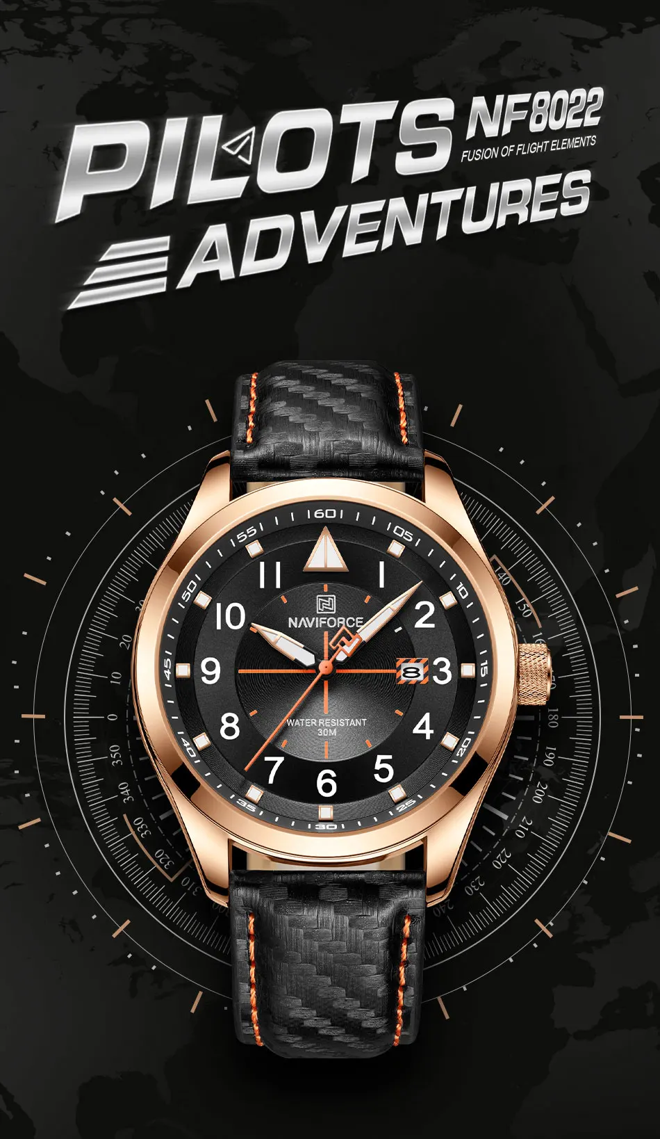 NAVIFORCE 2022 New Men Watch Top Brand Luxury Fashion Wrist Watch For Men Waterproof luminous Sport Quartz Clock Relojes Hombre