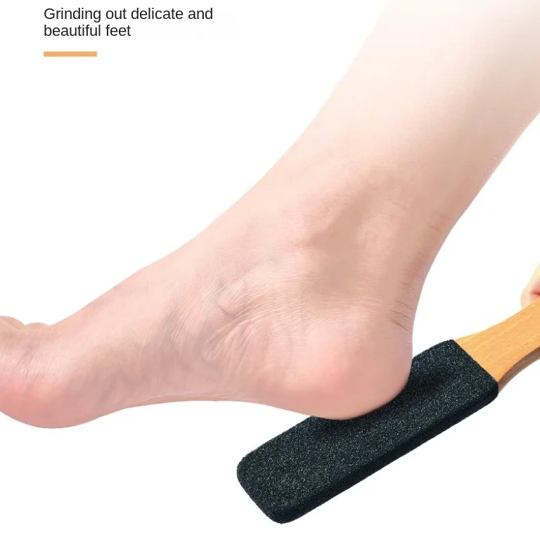 

1PCS Professional Pedicure Rasp Tool for Dead Skin Crack Heels Beech Wood Foot File Rasp Callus Remover Foot Scrubber