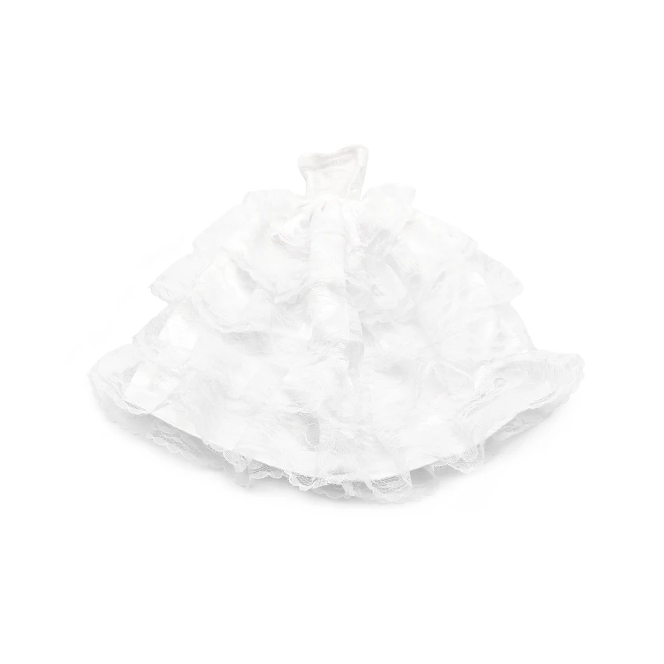 Velo Da Sposa In Pizzo Fatto A Mano Per Bambole Barbie E 1/6 – Accessorio Elegante
