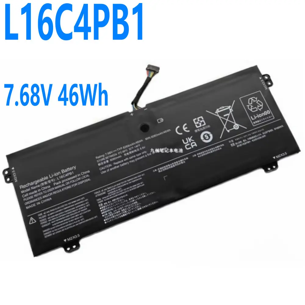 

Новый ноутбук 6217 мАч/48 Вт/ч L16L4PB1 L16C4PB1 L16M4PB1 Аккумулятор для LENOVO YOGA 720-13IKB 730-13IKB 15IKB 5B10M52740 5B10M52739
