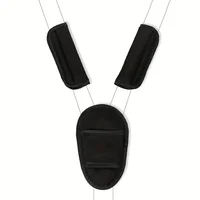 Coussinets de ceinture de sécurité pour voiture de bébé, empêchent l'étrangulation, housses universelles de sangle d'épaule pour poussette, coussins de harnais de sécurité doux pour landau 5