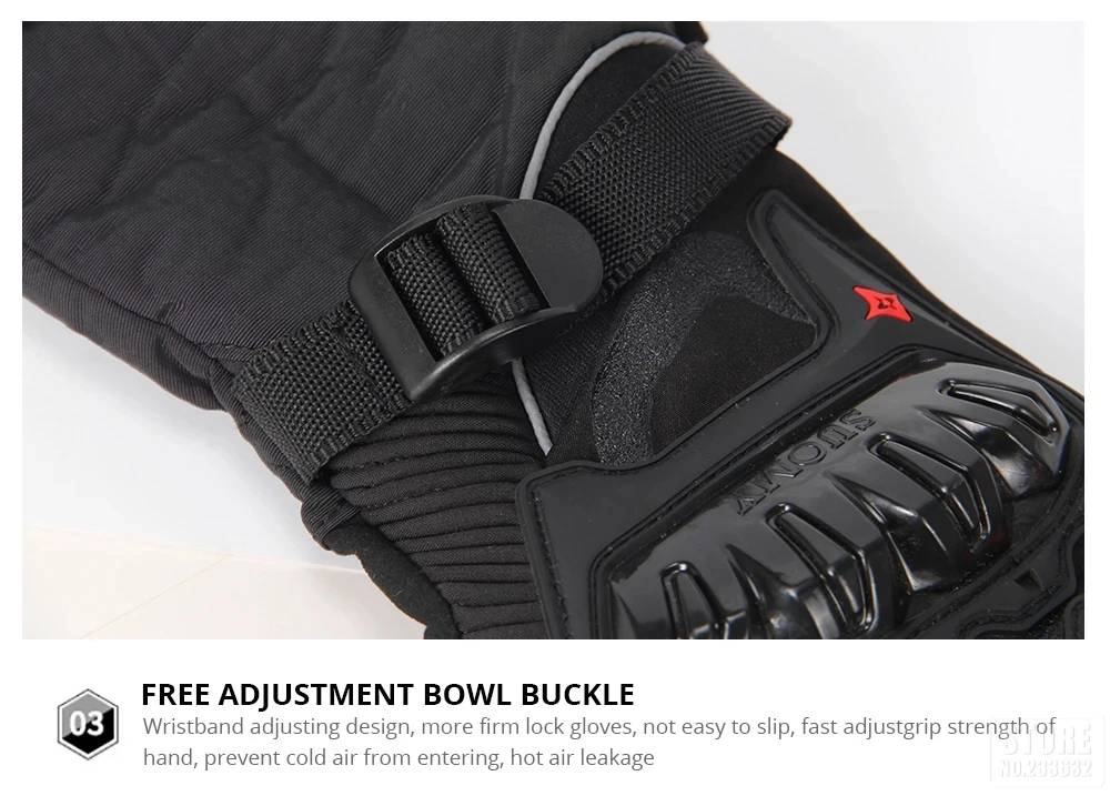 Motorcycle gloves full insulation