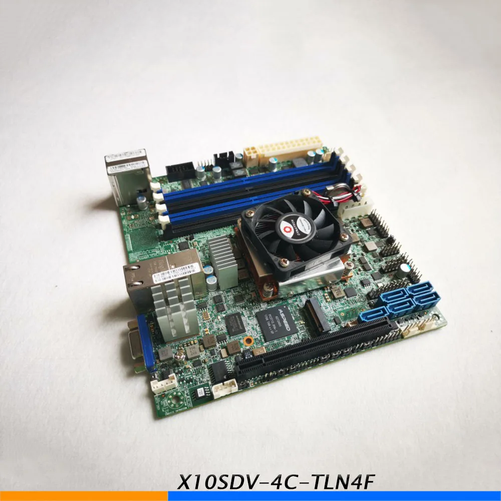 X10SDV-4C-TLN4F Xeon D-1521 NAS Server Motherboard NAS 17 * 17cm High Quality 3 X10SDV-4C-TLN4F Xeon D-1521 NAS Server Motherboard NAS 17 * 17cm High Quality