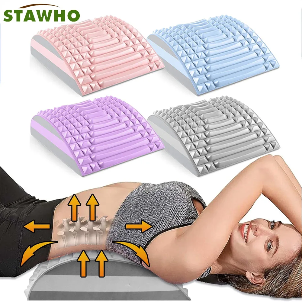 Back Stretcher Pillow For Back Pain Relief,Lumbar Support,Herniated,Posture Corrector,Neck Pain,support for prolonged sitting