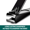 Stainless Steel Piece Nail Set Elegant Black Nail Clippers Nail Clippers Nail File Full Manicure Beauty Tools ﻿ 2
