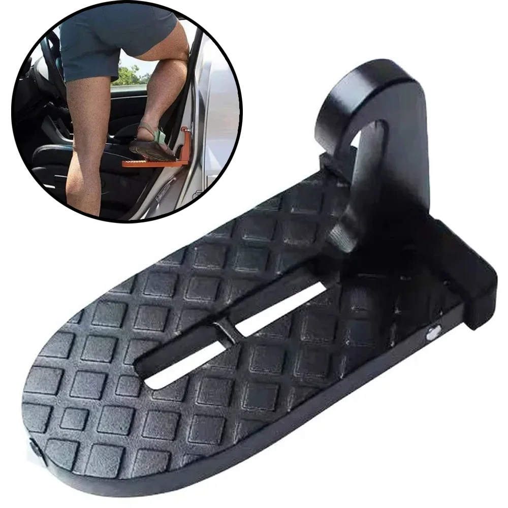 Car Pedals 1PC Car Foot Pedal Aluminum Door Pedal Universal Mini Auxiliary Upper Roof Car Accessories Foot