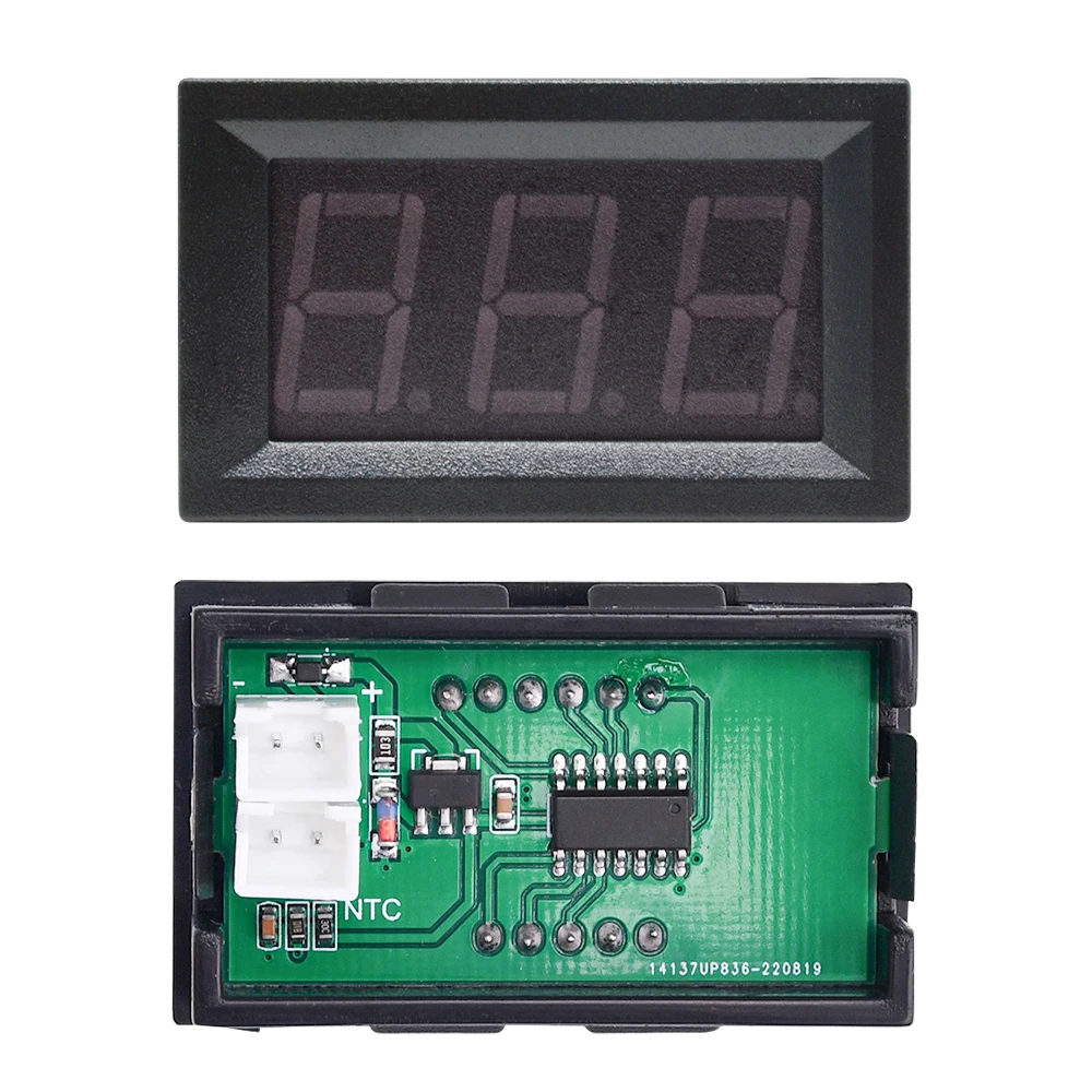 Digital Thermometer DC12V 0.56" For Car Temperature Monitor-50-120℃ With Probe