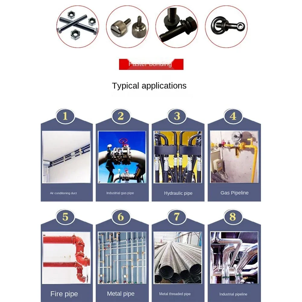 272 Threadlocker Tools Ethyl Dimethacrylate High Strength -54℃～230℃ 4000/5000mpa.s 50ml Anaerobic Glue Hot Sale