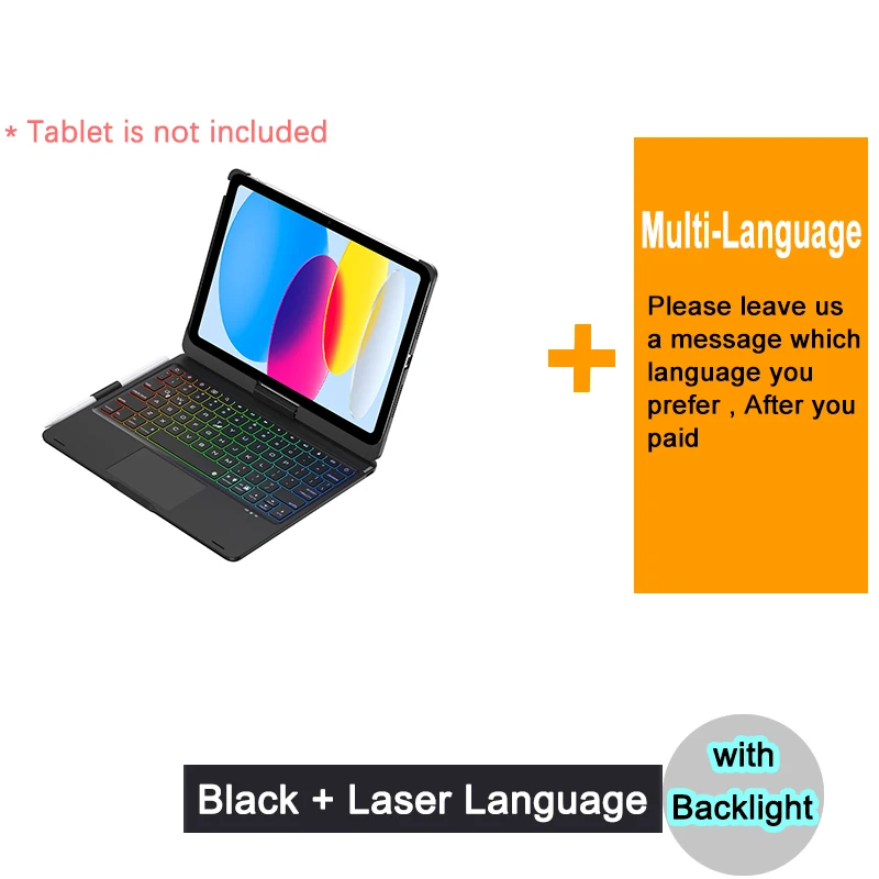 حافظة كيبورد بلوتوث iPad 11 بوصة عربي/انجليزي