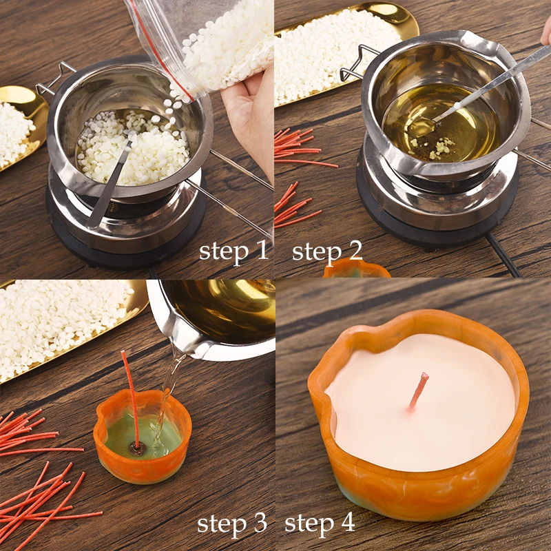 1KG 500g 200g 50g Natural Soy Wax Flake Scented Candle Natural Material  100% Additive-Free DIY Smokeless Candle Making Supplies