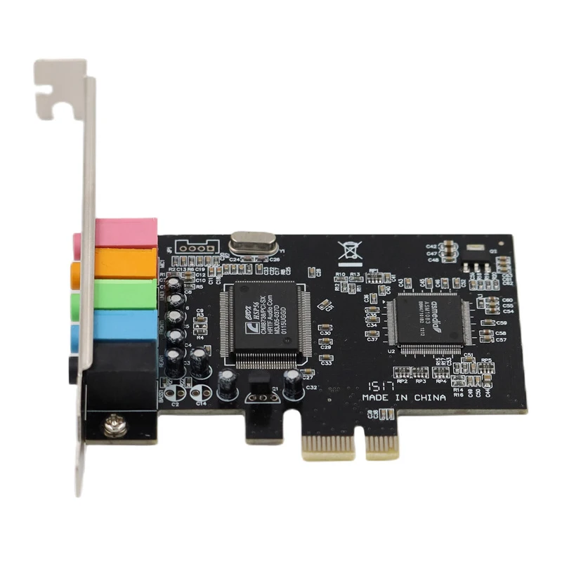 Placa de Som para Computador Estéreo 3d Adaptador de Estender Áudio Jogo Música Digital 6ch 4ch Super Velocidade Pci Express Board 4.1 5.1 Pci-e1x - Imagem 5