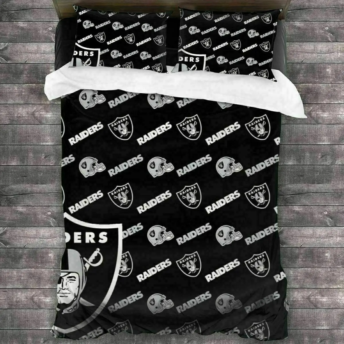 Las Vegas Raiders Bedding Set Duvet/Comforter Cover Pillowcase Quilt Cover  Gifts