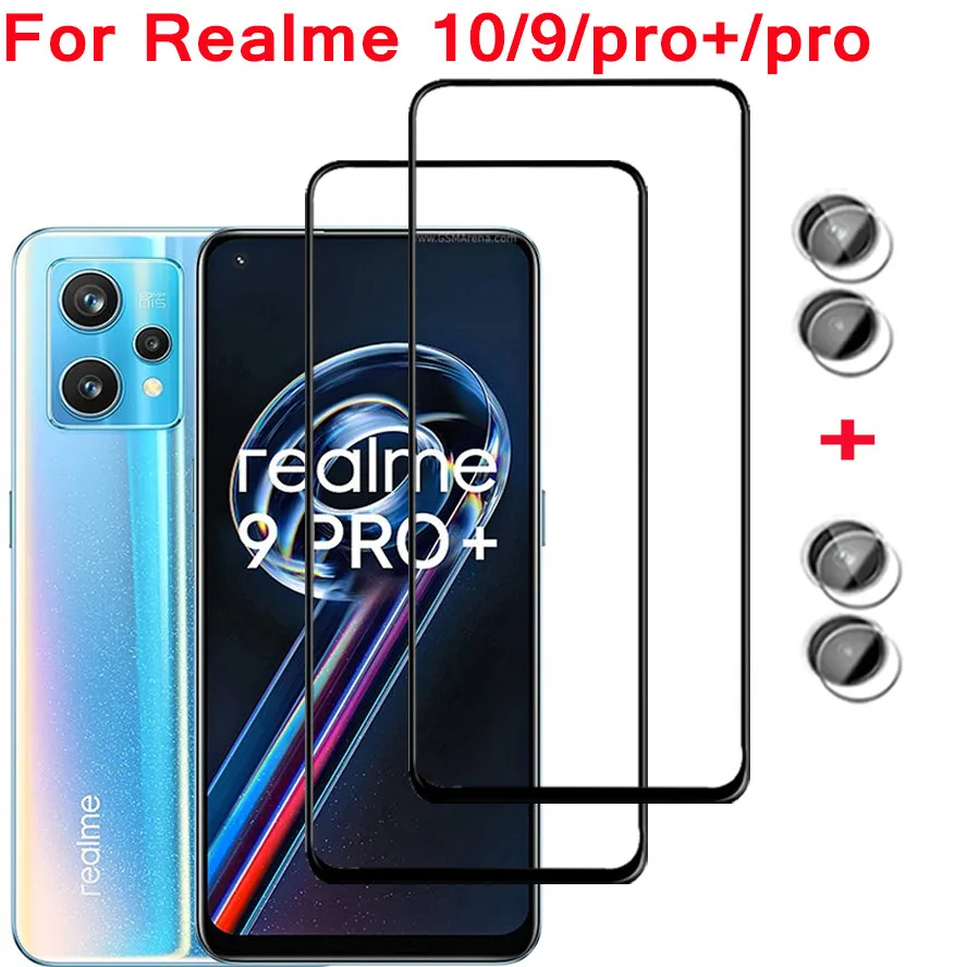 Realme 10 Pro Vetro, Vetro Protettivo Realme 9 Pro Plus Realme 10Pro Screen Protector Realme10 Pro Vetro Temperato Realme 9 Pro Plus 5G Pellicola Del 