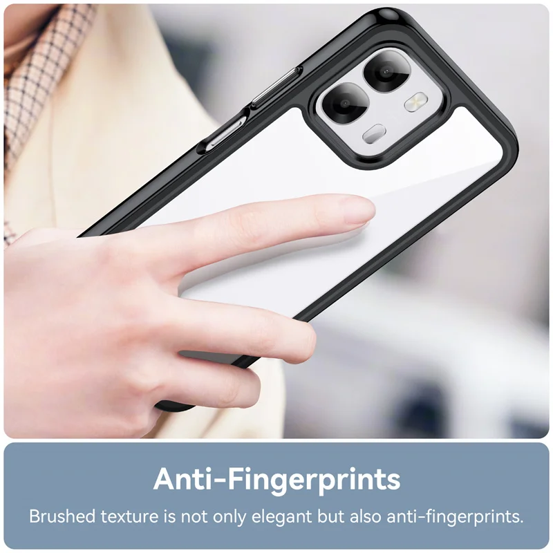 Transparent Colorful Shockproof TPU Protective Phone Case