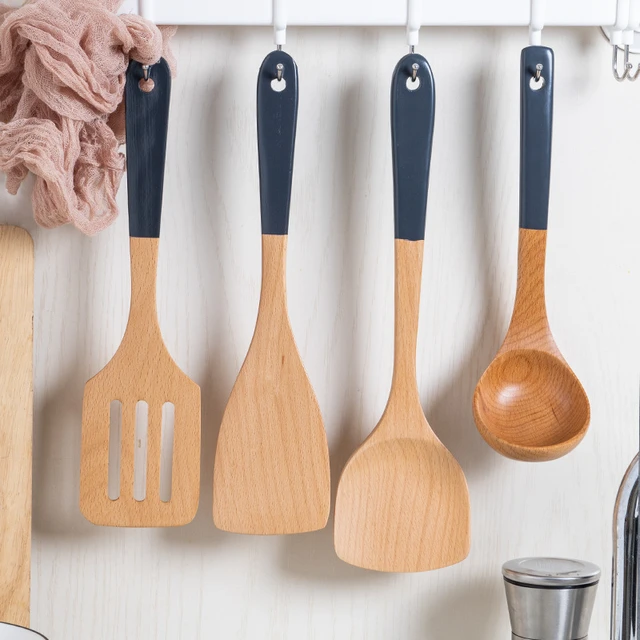 Spatule de cuisine en bois de bambou