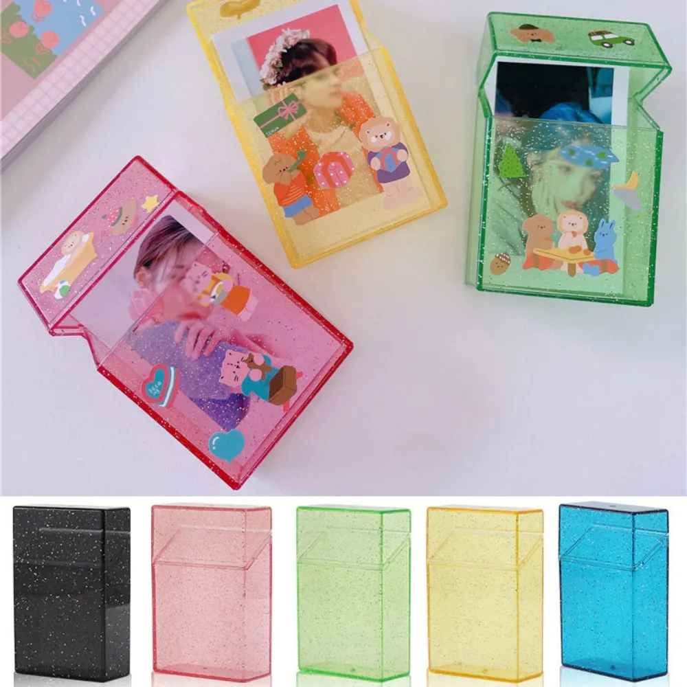 New Arrival Kawaii 3 inch Kpop Photocard Holder Idol Card Photo Display Holder Protective Case Pendant Stationery