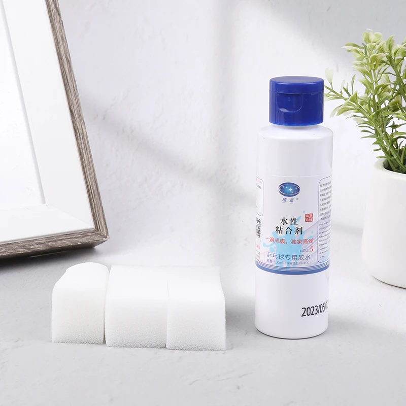 Water glue 1Pc 100ML Ryukyu Blue Waterbased Glue for Table Tennis Racket Ping Pong Accessories ITTF Approved