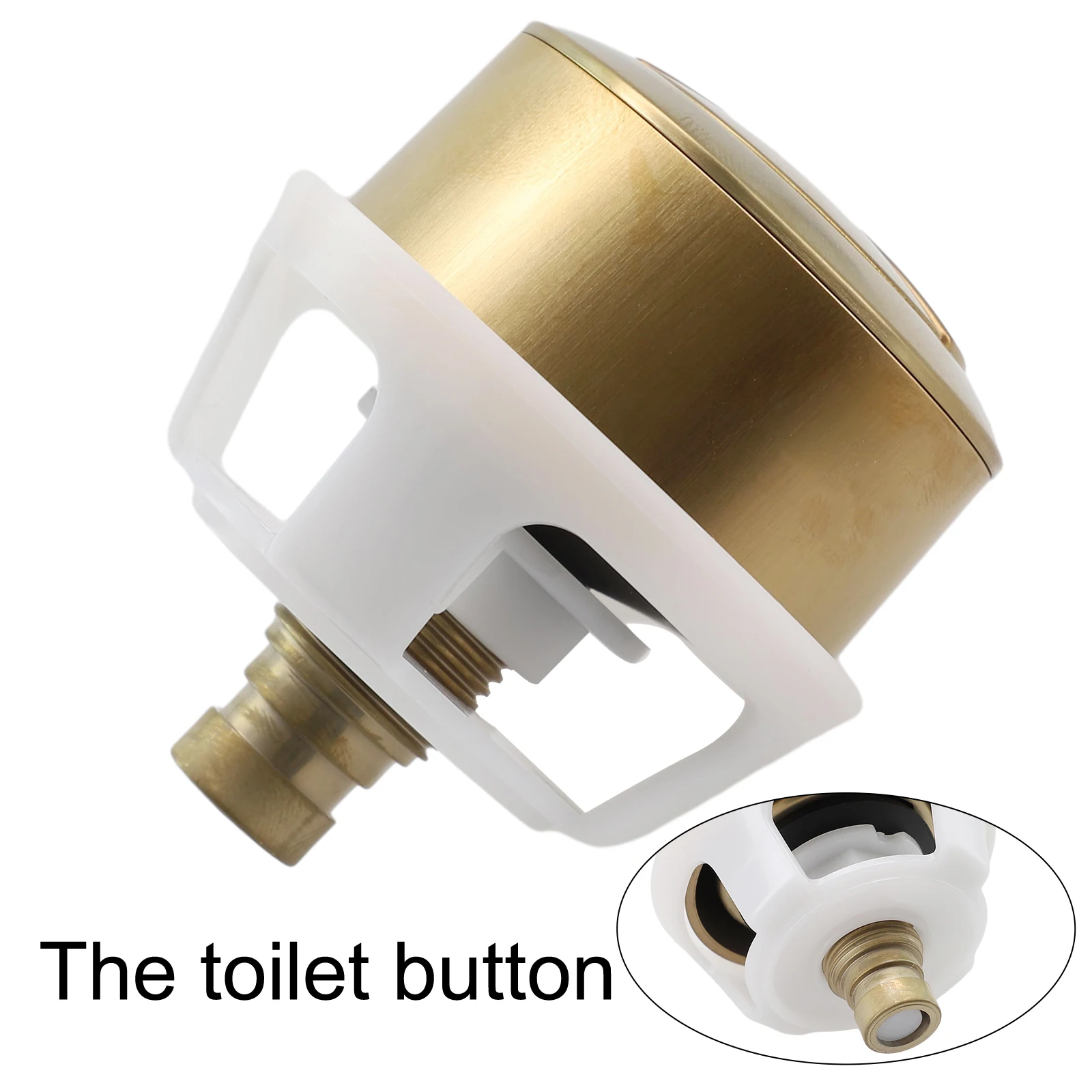 

Toilet Flush Button Dual Flush Toilet Round Valve Push Button Standard Replacements For Cable Operated Concealed Cisterns