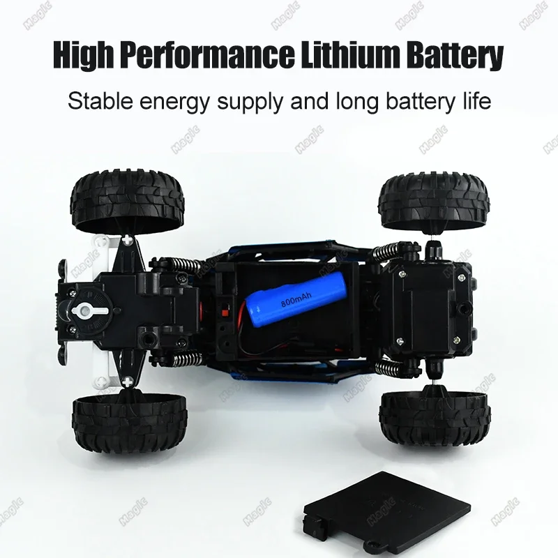 Alloy High-Speed Drift 2.4GH Radio Controlled Toy Vehicles Car Charging Remote Control For Kids Children Boys Creative Cool Gift 2