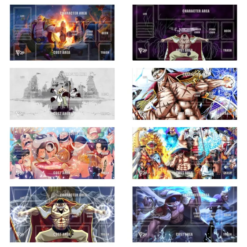 

60*35cm OPCG One Piece Dedicated GAME DIY Card Mat Battle Against Whitebeard Edward Newgate Series Anime Collectibles Gift Toys