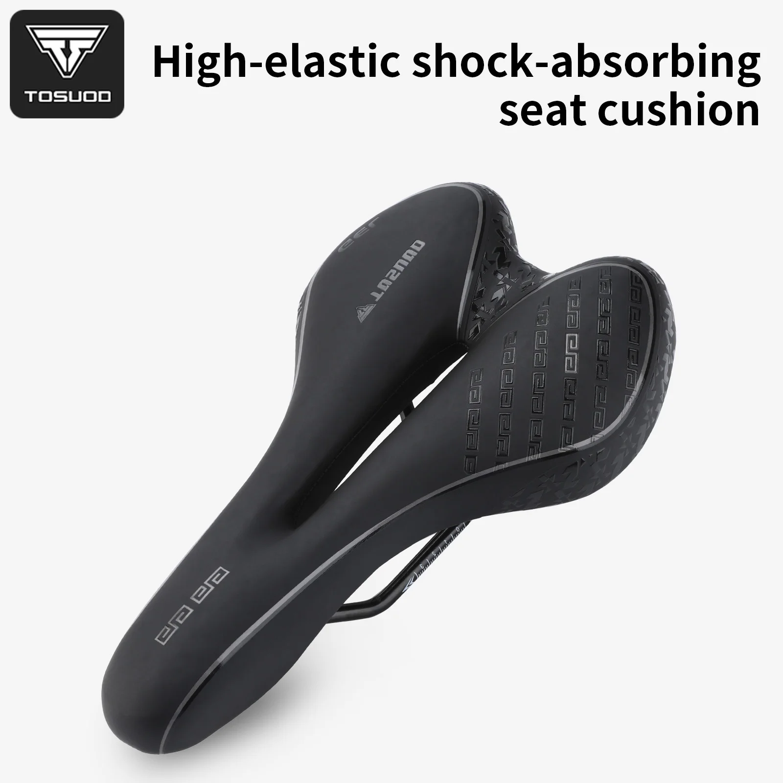 TOSUOD Shock-Absorbing Bicycle Saddle Hollow Waterproof Sponge Seat
