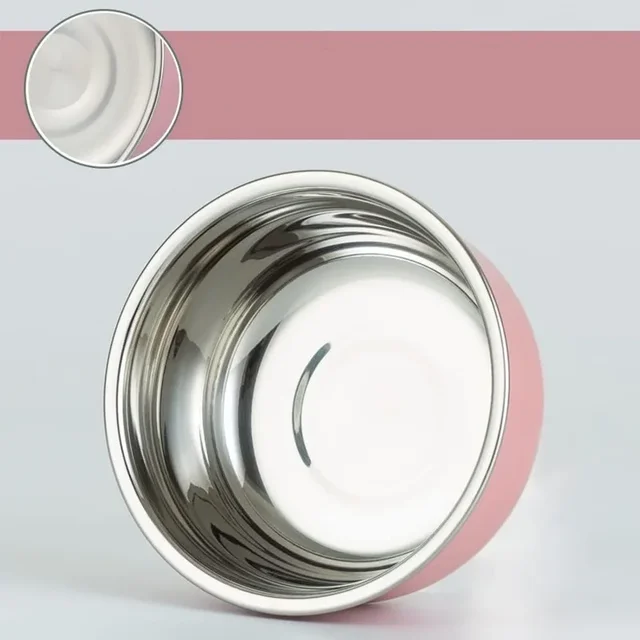 Bac à légumes rond en acier inoxydable avec couvercle, bol à bouillie pour étudiants, boîte à lunch pour employé de bureau, récipient alimentaire, réfrigérateur, bol frais 4