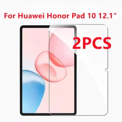 2 - Pack Premium Tempered Glass Screen Protector for Tablets - 9H Anti - Scratch Protective Film (Honor Pad 10 12.1)