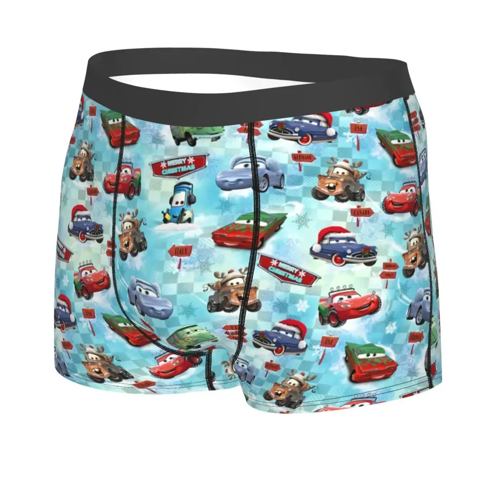 Custom Lightning McQueen Car Collage Boxers Shorts Men's Briefs Underwear Cool Underpants