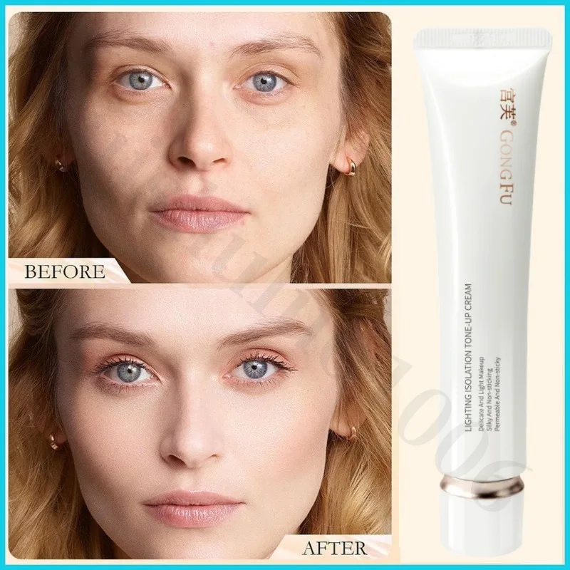 페이셜 아이솔레이션 크림 페이스 레이디 크림, 레이지 컨실러, 목 영양, 피부 미백, 누드 메이크업, 남아 및 여아  Best5