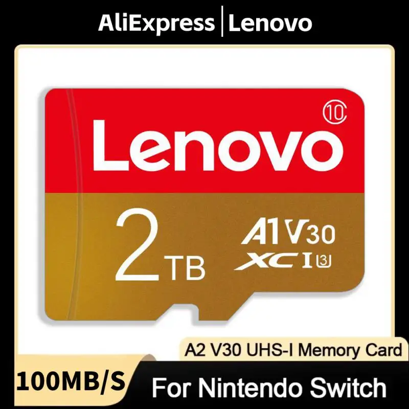 

Lenovo 2 ТБ U3 A2 V30 класс 10 Micro Card 128GB 256GB 512GB высокоскоростная карта памяти SD TF карта с адаптером для Nintendo Switch