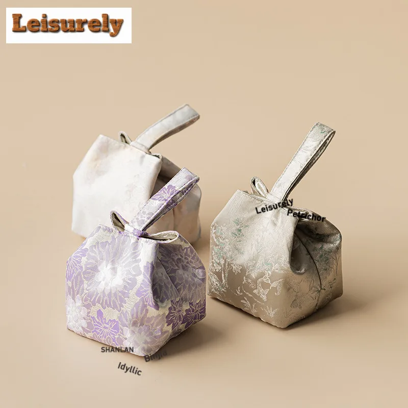 Woven Cotton Tea Cozies Zen Insulated Teapot Hoppocket Tea Cozy For Teapot Portable Bag Travel Tea Set Bag Tea Ceremony Gift