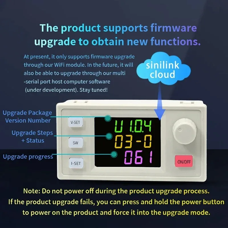 조정 가능한 CC CV 벅-부스트 컨버터 전원 공급 장치 모듈 65V 9A 585W CNC 태양광 충전용 XY6509X