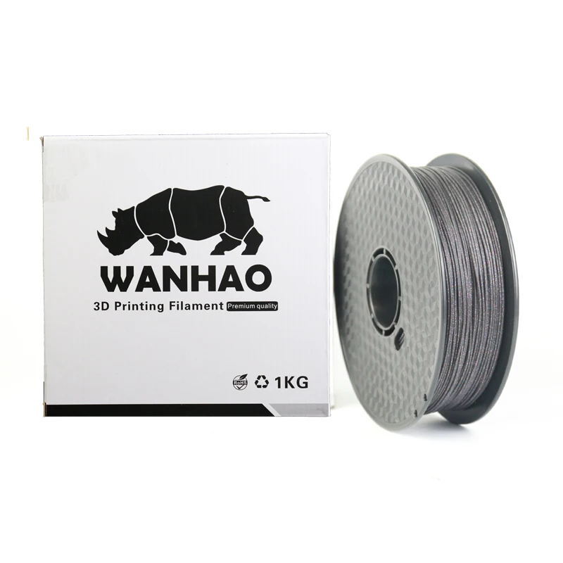 

New color Galaxy Glitter Black wanhao 3D printer filament PLA 1.75mm 1kg