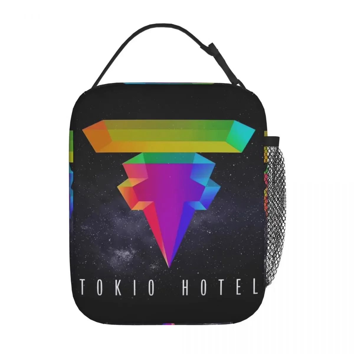 

Tokio-Hotel-Logo Insulated Lunch Bag Portable Lunch Container Cooler Bag Lunch Box Tote School Outdoor Men Women