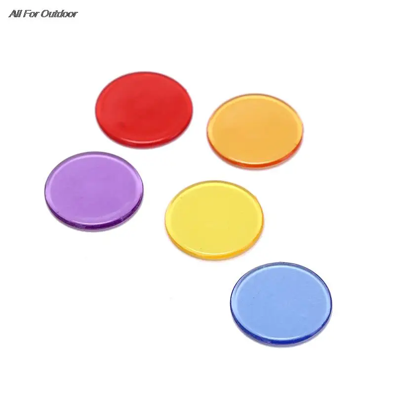 100pcs 5 Colors Bingo Chips for Classroom and Carnival Games