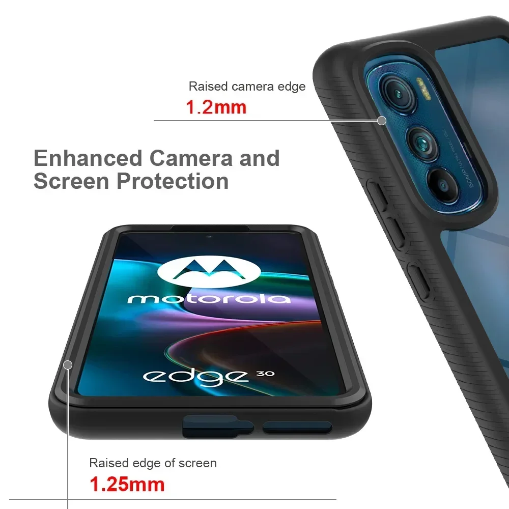 Hybrid TPU/PC Shockproof Rugged Case with Dual-Layer Protection
