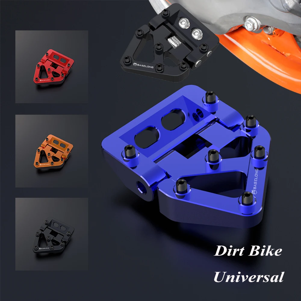 

For Husqvarna 125 250 300 350 450 501 TE TEi FE TX FX TC FC 2017-2022 2023 Folding Rear Brake Pedal Step Tip Plate FC TC 2016