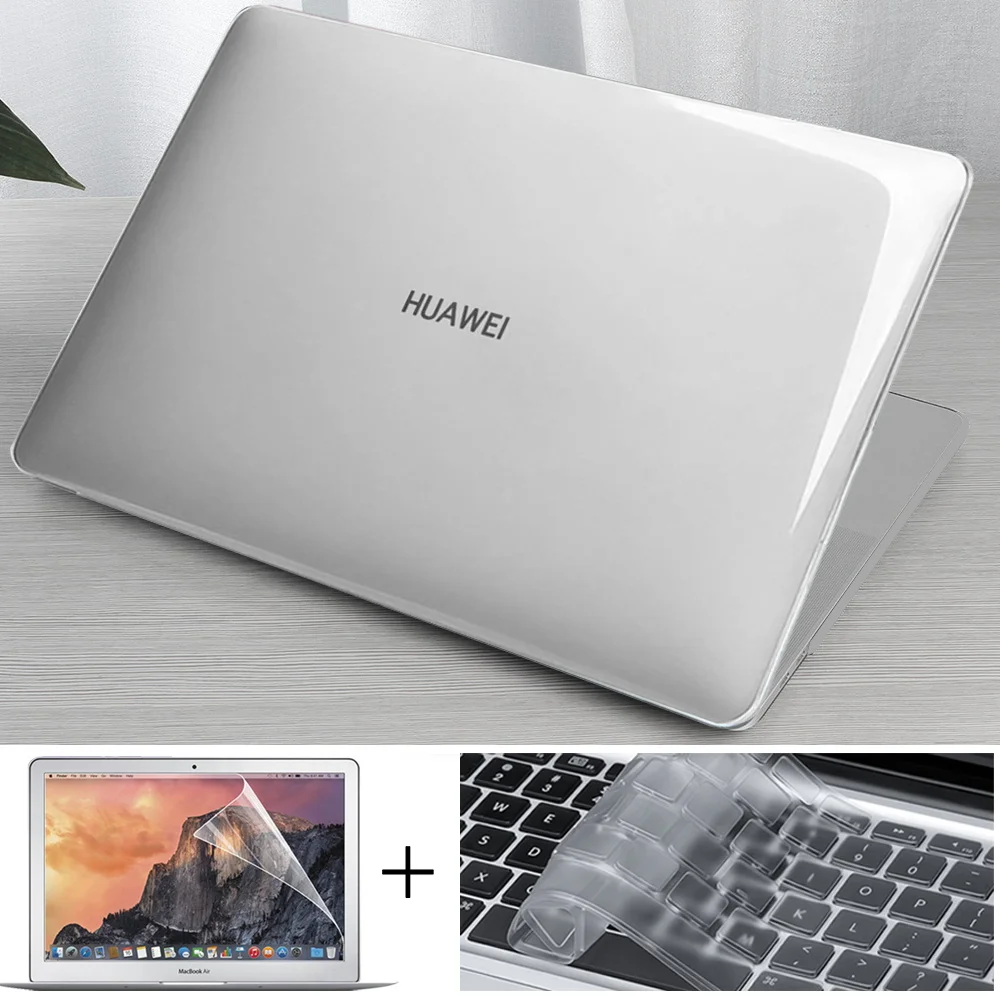 Capa para Laptop Huawei Matebook D14 D15 13 14 Magicbook 14 15 Pro 16.1 Matebook x Pro x 2023 Mais Capa de Teclado Mais Protetor de Tela