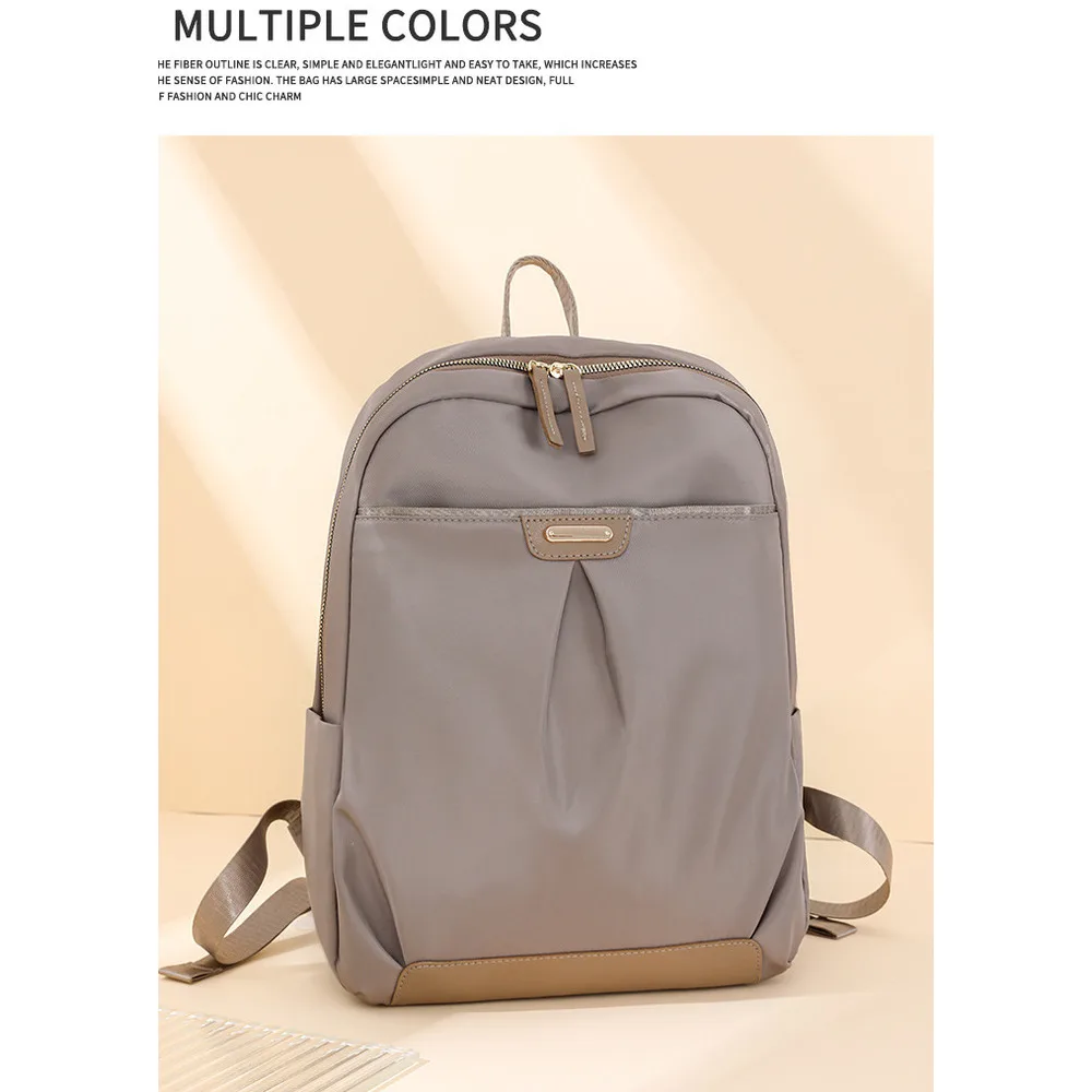 2024 new travel fashion lightweight Oxford cloth versatile women's bag student backpack_voghion.com
