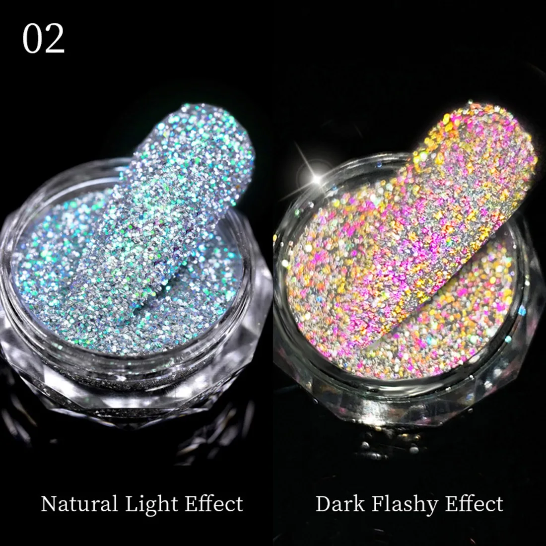 Reflective Glitter Nail Powder