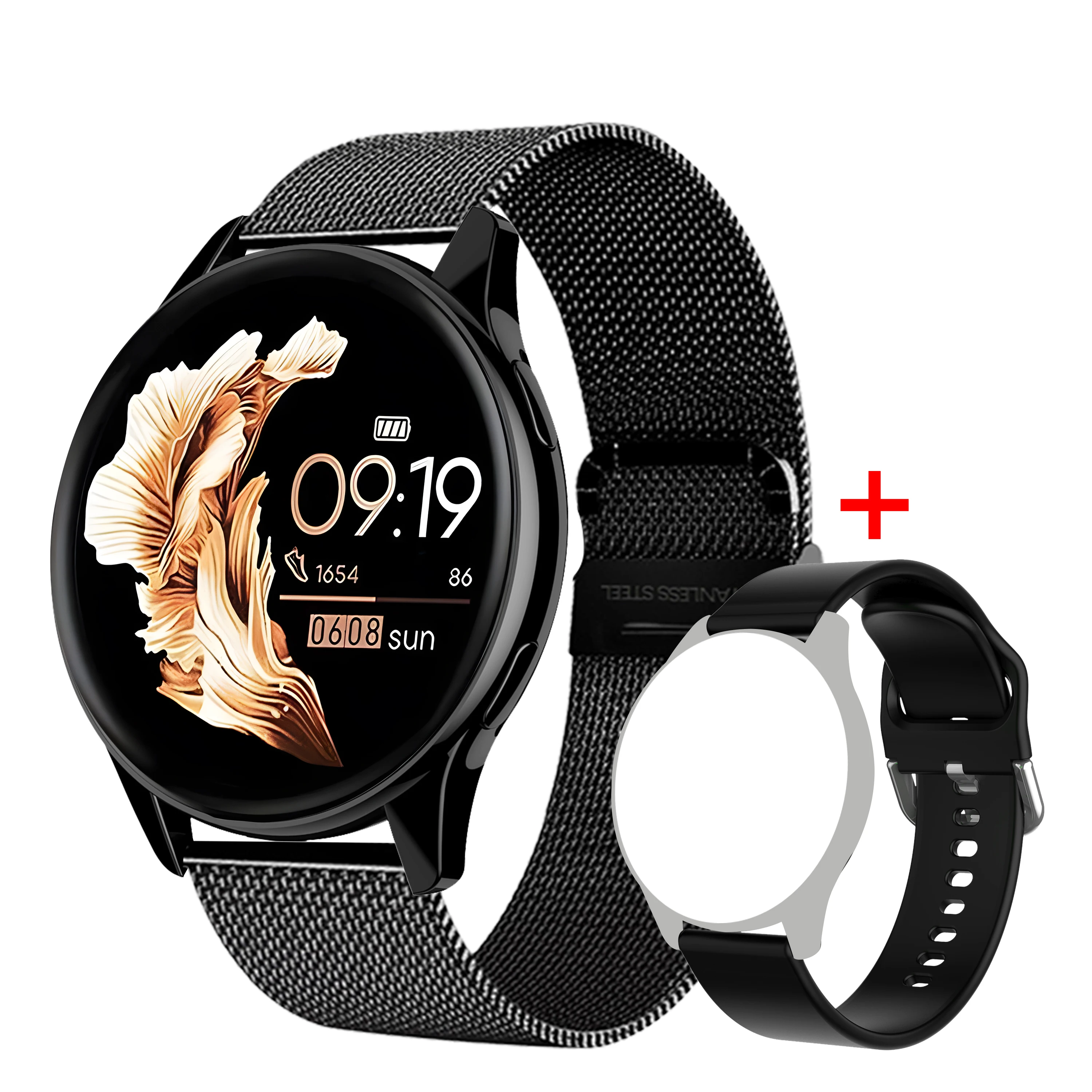 New Global Smartwatch for Android/IOS Phone Wireless Call Answer Heart Rate Blood Pressure Monitoring Message Push for Men Women