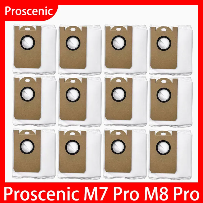 For Proscenic M7 Pro M8 Pro Dust Bag Accessories Robot Vacuum Cleaner Dust collection bag Large capacity 2.5L Cloth Bags