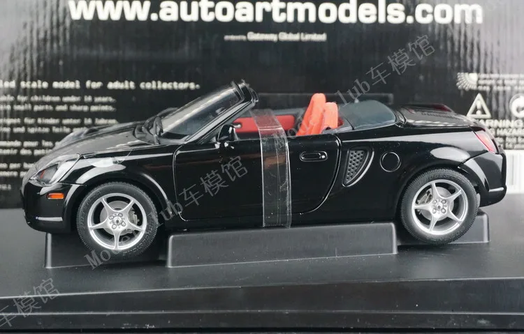 Autoart 1:18 MR2 Spyder Black JDM Alloy Fully Open Simulation 