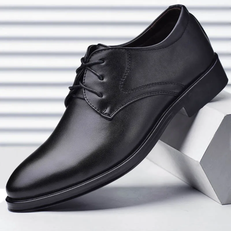 

Mens Dress Shoes Plus Size Business Dress Shoes Men's Casual All-match Leather Shoes Zapatillas Hombre Chaussures Pour Hommes